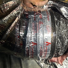 Rusted-Ductwork-in-a-Tight-Dirt-Covered-Crawl-Space-Gets-Swapped-Out-With-Our-HVAC-Duct-Service-in-Johnson-City-TN 10