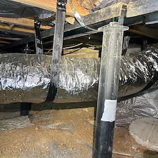 Rusted-Ductwork-in-a-Tight-Dirt-Covered-Crawl-Space-Gets-Swapped-Out-With-Our-HVAC-Duct-Service-in-Johnson-City-TN 17