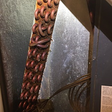 Traditional-Refrigerant-Leak-Search-During-an-AC-Repair-in-Johnson-City-TN-Located-a-Rusty-Leaking-Indoor-Evaporator-Coil 2